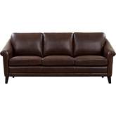 San Paulo Sofa in Brown Top Grain Leather